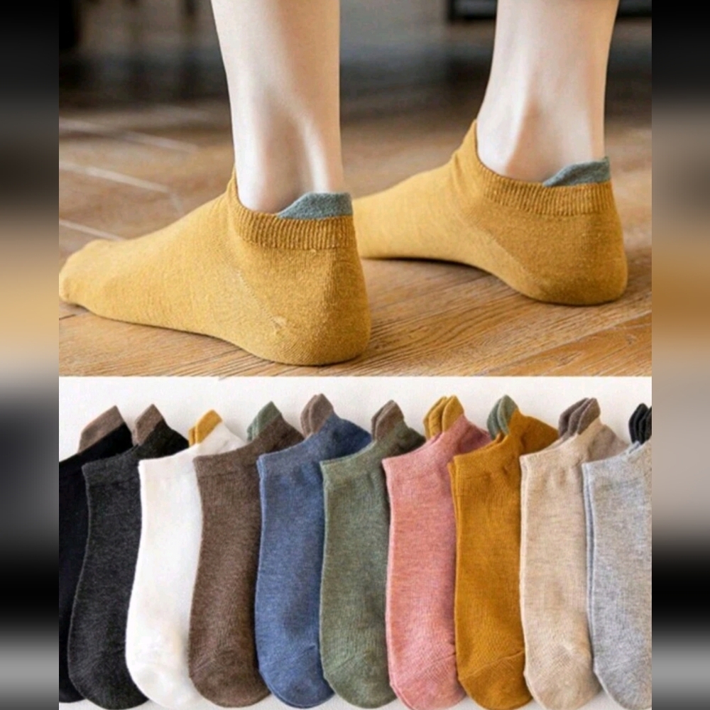 10pairs Women's Short Socks, Thin, Breathable, New